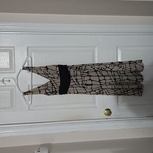 Evan Picone dress Tan/Black